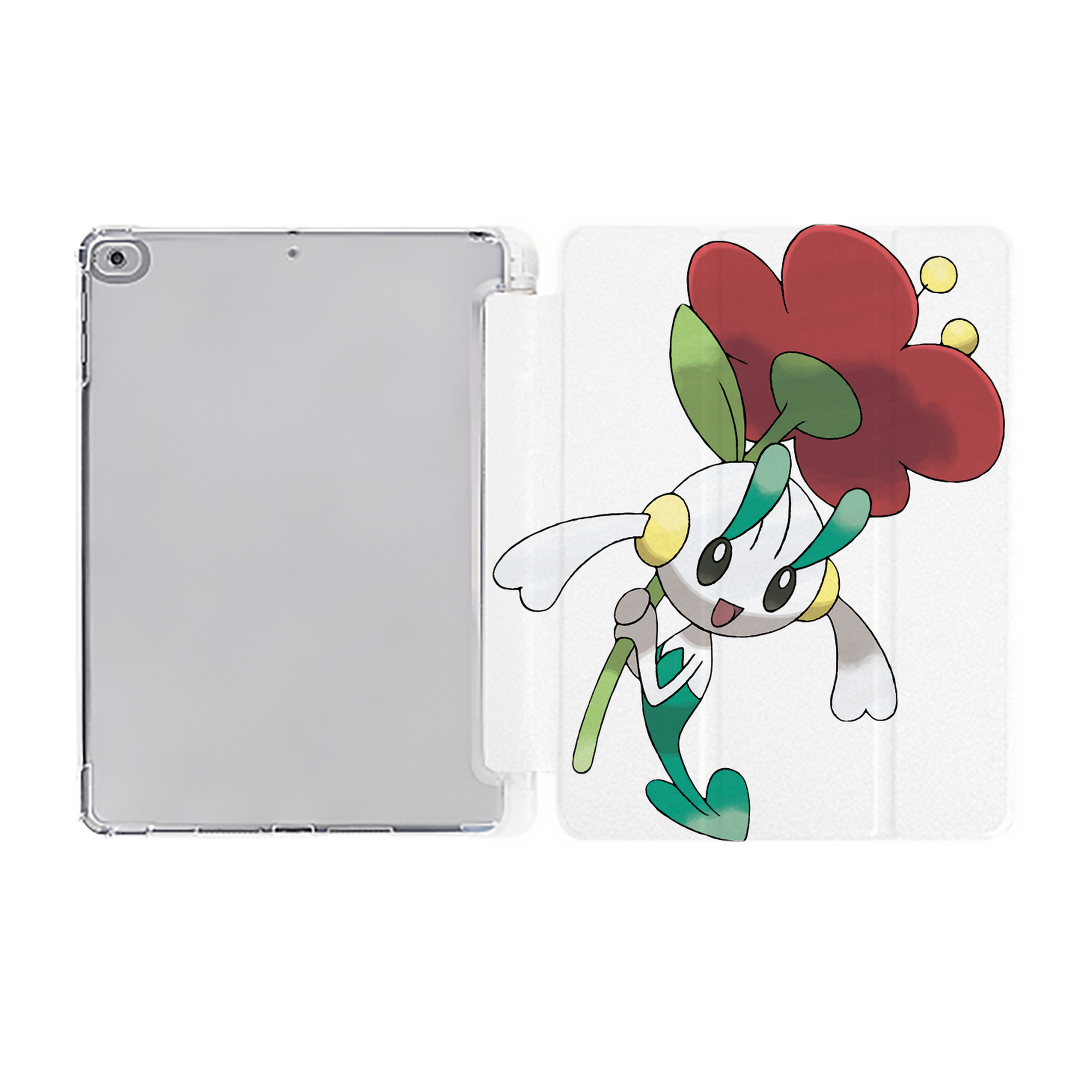 （画像用） ポケットモンスター Pokémon IPad ケース ペン収納付き 三つ折りスタンド PUレザー×シリコン 対応機種9.5/10.5/10.9インチ